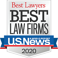 U.S. News & World Report Best Lawyers Best Law Firms 2020 badge.